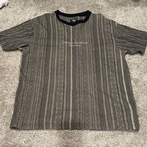 Men's Gray Patterned Shirt